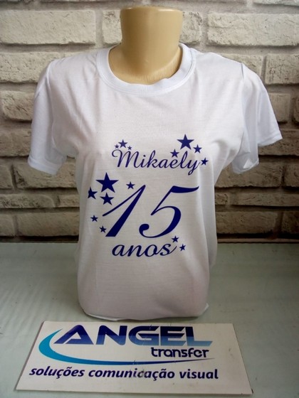 Camiseta Personalizada Aniversário Jardim Alfredo - Camiseta Personalizada para Empresa