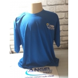 camiseta personalizada para empresa orçamento Santo Amaro