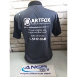 camiseta personalizada silk screen orçamento Jardim São Francisco