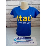camiseta personalizada transfer Vila Mariana
