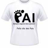 estampas para camisetas personalizadas valor Vila São José