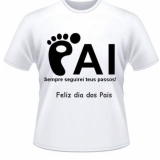 estampas para camisetas personalizadas valor Cidade Dutra