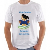 fazer estampas para camisetas para professores Vila Mariana